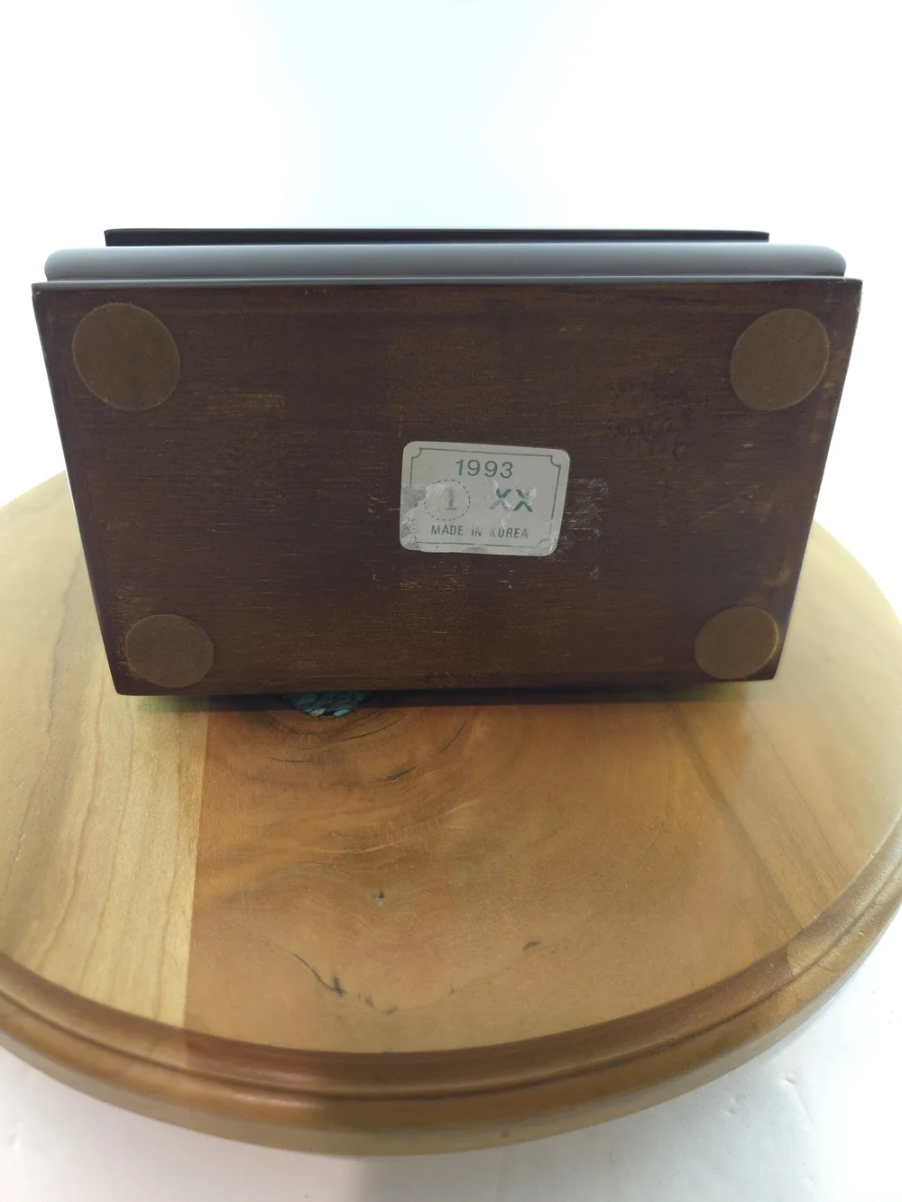 Vintage Mahogany Unisex Watch & Jewelry Box Chest